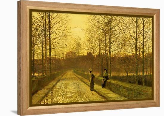 In the Golden Gloaming, 1883-John Atkinson Grimshaw-Framed Premier Image Canvas