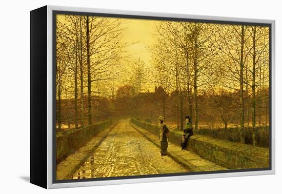 In the Golden Gloaming, 1883-John Atkinson Grimshaw-Framed Premier Image Canvas
