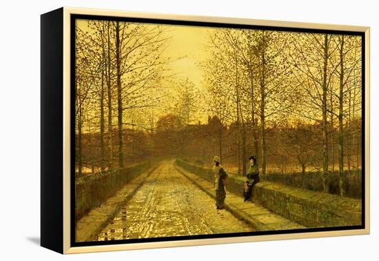 In the Golden Gloaming, 1883-John Atkinson Grimshaw-Framed Premier Image Canvas