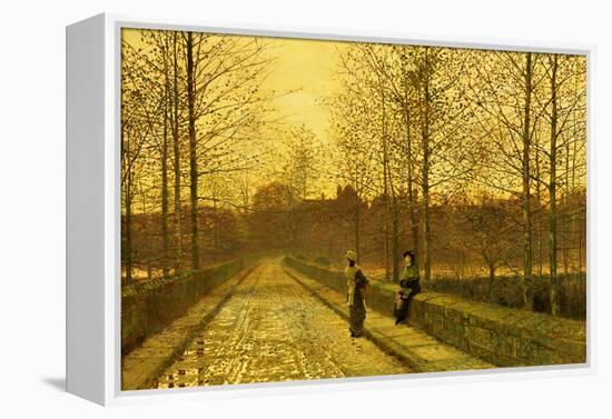 In the Golden Gloaming, 1883-John Atkinson Grimshaw-Framed Premier Image Canvas