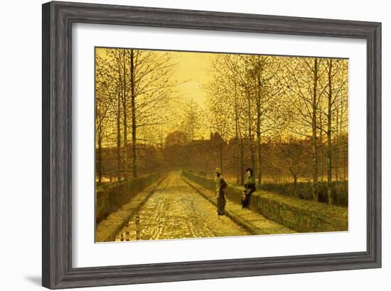 In the Golden Gloaming, 1883-John Atkinson Grimshaw-Framed Giclee Print