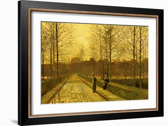 In the Golden Gloaming, 1883-John Atkinson Grimshaw-Framed Giclee Print