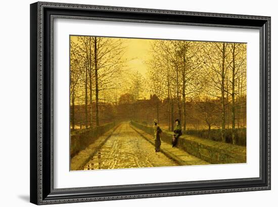 In the Golden Gloaming, 1883-John Atkinson Grimshaw-Framed Giclee Print