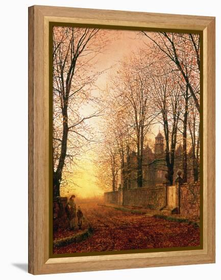 In the Golden Olden Time, C.1870-John Atkinson Grimshaw-Framed Premier Image Canvas