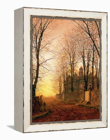 In the Golden Olden Time, C.1870-John Atkinson Grimshaw-Framed Premier Image Canvas