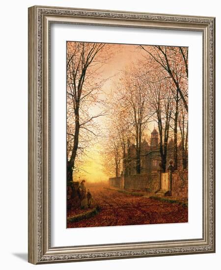 In the Golden Olden Time, C.1870-John Atkinson Grimshaw-Framed Giclee Print