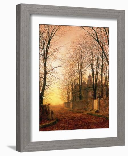 In the Golden Olden Time, C.1870-John Atkinson Grimshaw-Framed Giclee Print