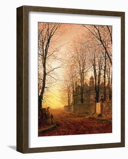 In the Golden Olden Time, C.1870-John Atkinson Grimshaw-Framed Giclee Print