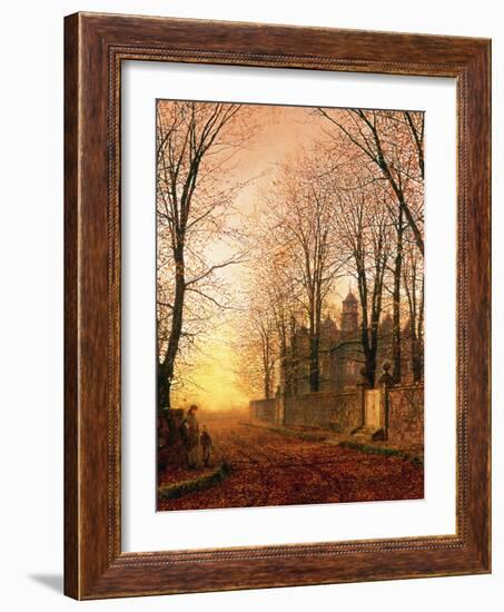 In the Golden Olden Time, C.1870-John Atkinson Grimshaw-Framed Giclee Print