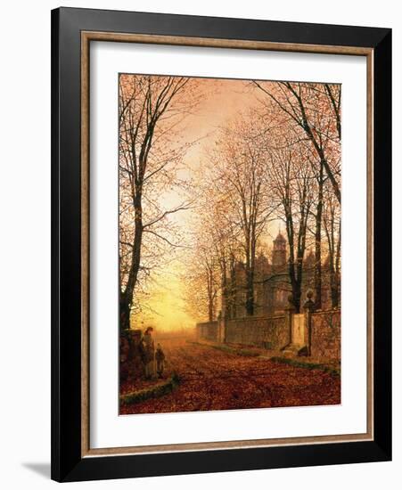 In the Golden Olden Time, C.1870-John Atkinson Grimshaw-Framed Giclee Print