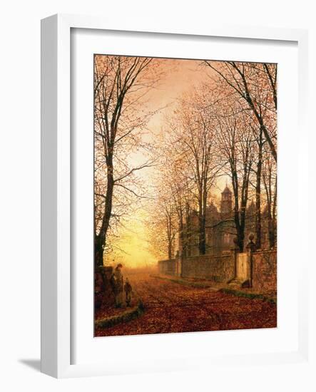 In the Golden Olden Time, C.1870-John Atkinson Grimshaw-Framed Giclee Print