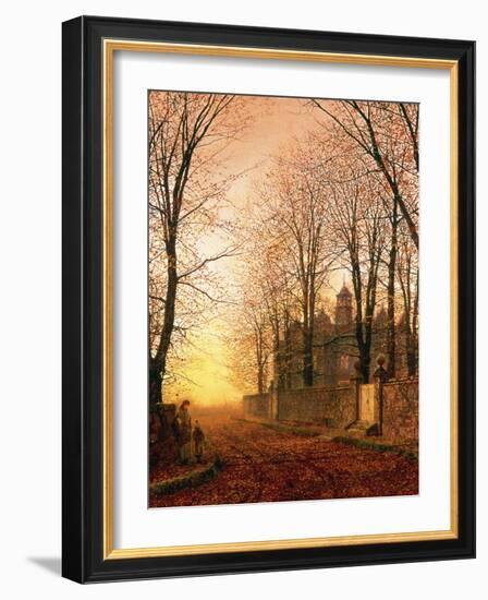 In the Golden Olden Time, C.1870-John Atkinson Grimshaw-Framed Giclee Print