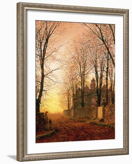 In the Golden Olden Time, C.1870-John Atkinson Grimshaw-Framed Giclee Print