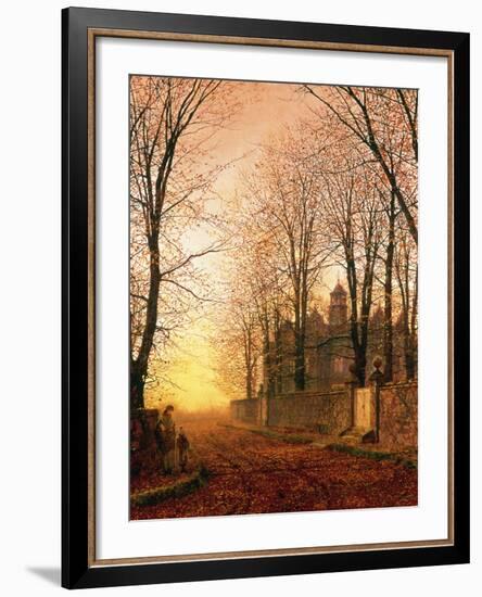 In the Golden Olden Time, C.1870-John Atkinson Grimshaw-Framed Giclee Print