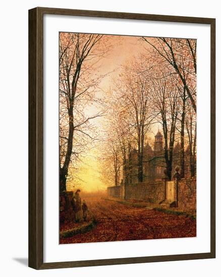 In the Golden Olden Time, C.1870-John Atkinson Grimshaw-Framed Giclee Print