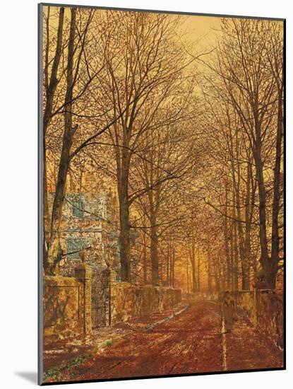 In the Golden Olden Time (Oil on Canvas)-John Atkinson Grimshaw-Mounted Giclee Print