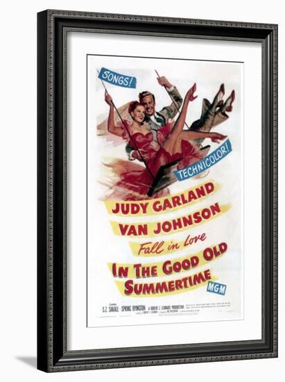 In The Good Old Summertime, Van Johnson, Judy Garland, 1949-null-Framed Art Print