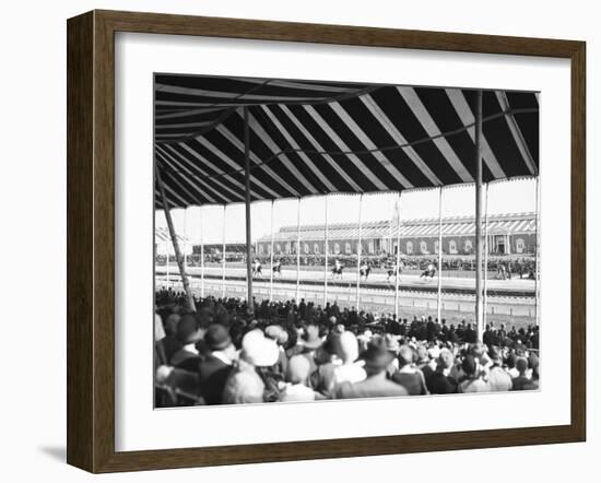 In the Grandstand-null-Framed Photographic Print