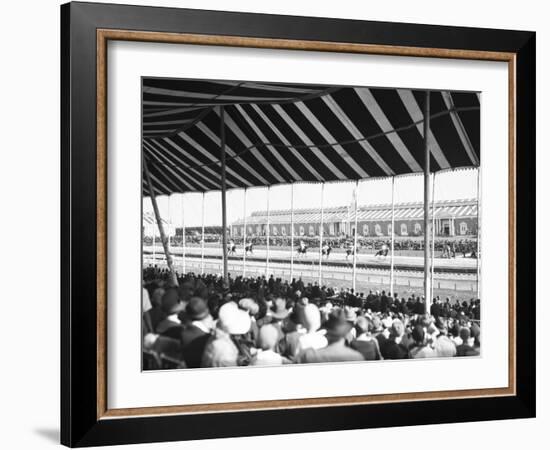 In the Grandstand-null-Framed Photographic Print