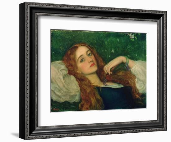 In the Grass-Arthur Hughes-Framed Giclee Print