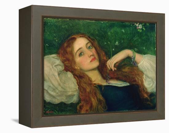 In the Grass-Arthur Hughes-Framed Premier Image Canvas