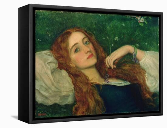 In the Grass-Arthur Hughes-Framed Premier Image Canvas