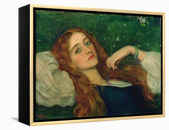 In the Grass-Arthur Hughes-Framed Premier Image Canvas