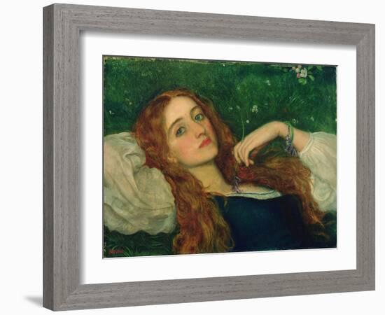 In the Grass-Arthur Hughes-Framed Giclee Print