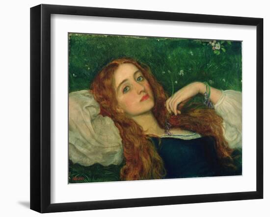 In the Grass-Arthur Hughes-Framed Giclee Print