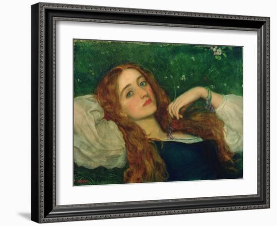 In the Grass-Arthur Hughes-Framed Giclee Print