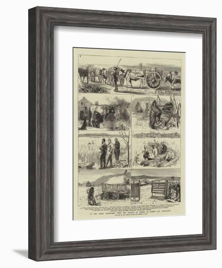 In the Great North-West with the Marquis of Lorne, Xi, Farms and Freighters-Sydney Prior Hall-Framed Giclee Print