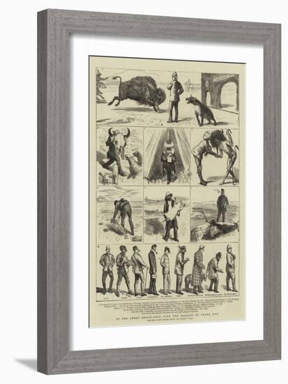In the Great North-West with the Marquis of Lorne, XIII-Sydney Prior Hall-Framed Giclee Print