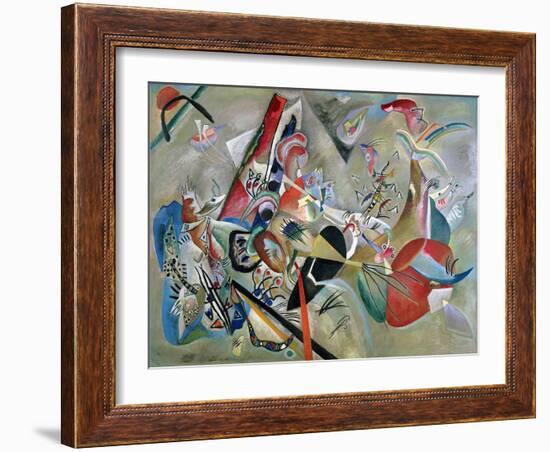 In the Grey, 1919-Wassily Kandinsky-Framed Giclee Print