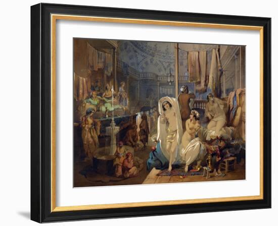 In the Hammam-Amadeo Preziosi-Framed Giclee Print