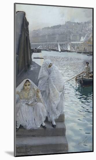 In the Harbour of Algiers-Anders Zorn-Mounted Premium Giclee Print