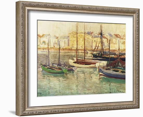 In the Harbour-Paul Mathieu-Framed Giclee Print