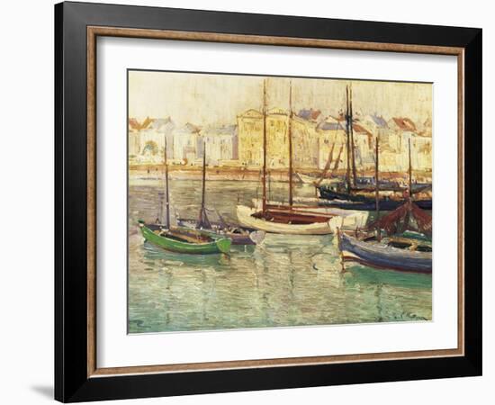 In the Harbour-Paul Mathieu-Framed Giclee Print