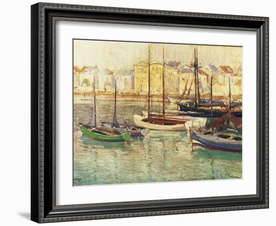 In the Harbour-Paul Mathieu-Framed Giclee Print