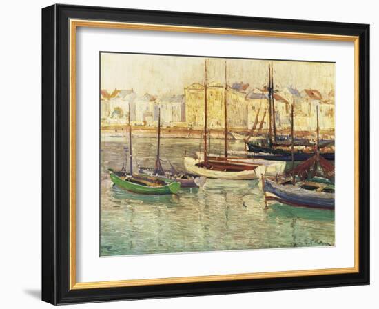 In the Harbour-Paul Mathieu-Framed Giclee Print