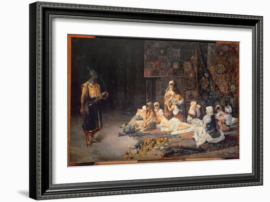 In the Harem, 1884-Jose Gallegos Arnosa-Framed Giclee Print