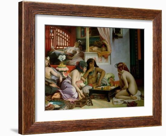 In the Harem-Jean Jules Antoine Lecomte du Nouy-Framed Giclee Print