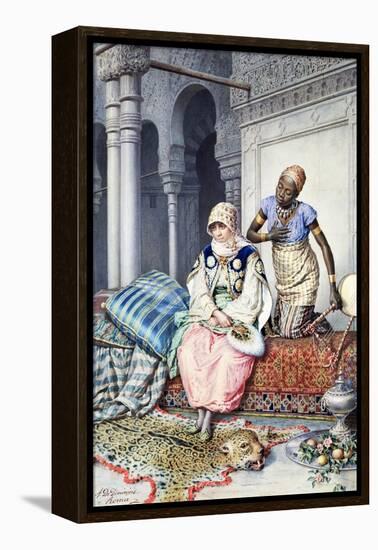 In the Harem-Achille De Dominicis-Framed Premier Image Canvas