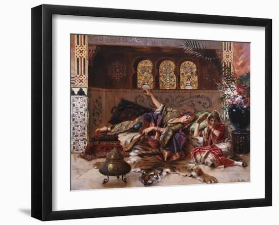 In the Harem-Jean-Baptiste-Camille Corot-Framed Giclee Print