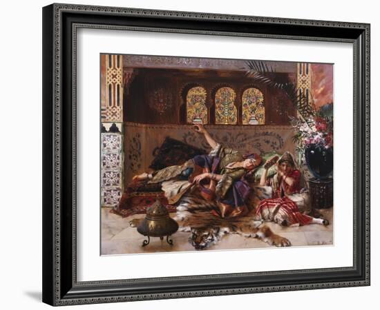 In the Harem-Jean-Baptiste-Camille Corot-Framed Giclee Print