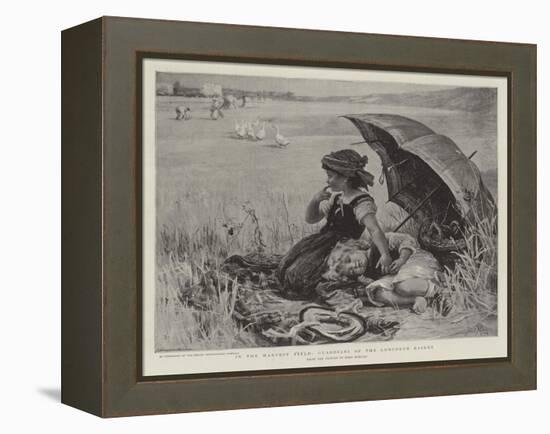 In the Harvest Field, Guardians of the Luncheon Basket-Frederick Morgan-Framed Premier Image Canvas