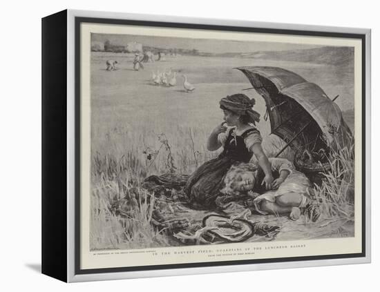 In the Harvest Field, Guardians of the Luncheon Basket-Frederick Morgan-Framed Premier Image Canvas