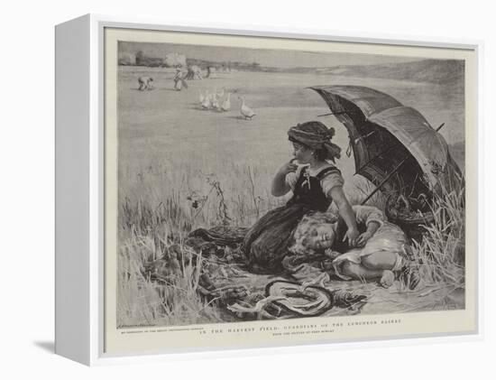 In the Harvest Field, Guardians of the Luncheon Basket-Frederick Morgan-Framed Premier Image Canvas