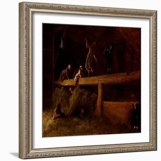 In the Hayloft, C.1878-Eastman Johnson-Framed Giclee Print