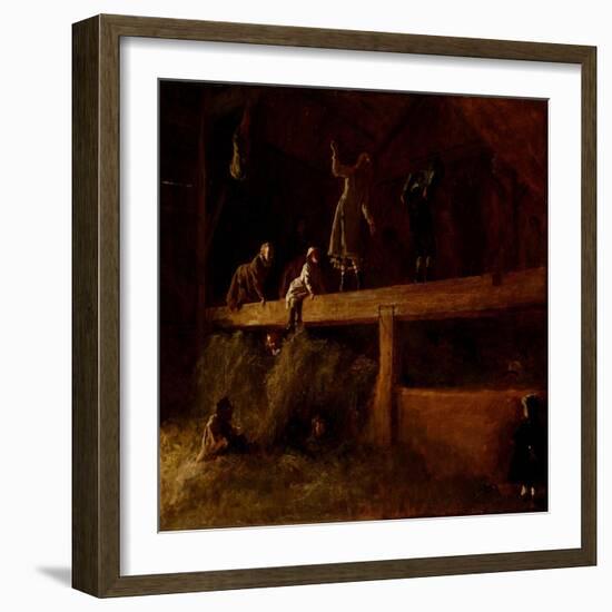 In the Hayloft, C.1878-Eastman Johnson-Framed Giclee Print