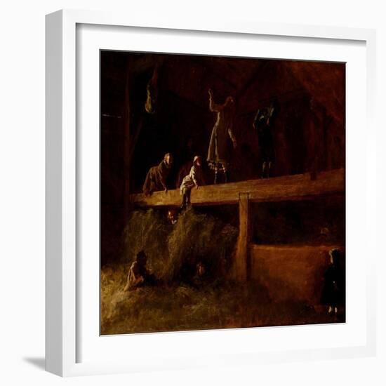 In the Hayloft, C.1878-Eastman Johnson-Framed Giclee Print